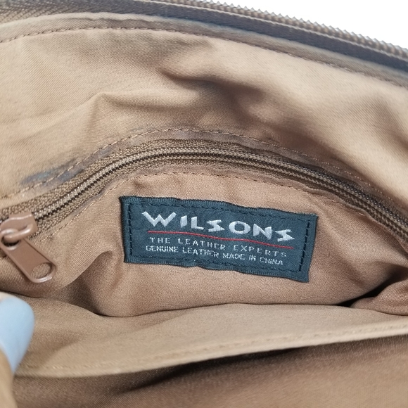 Wilsons Leather Bags Wilsons Geniune Leather Saddle Crossbody Flap